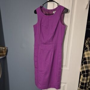 Worthington Vibrant Purple Midi Dress